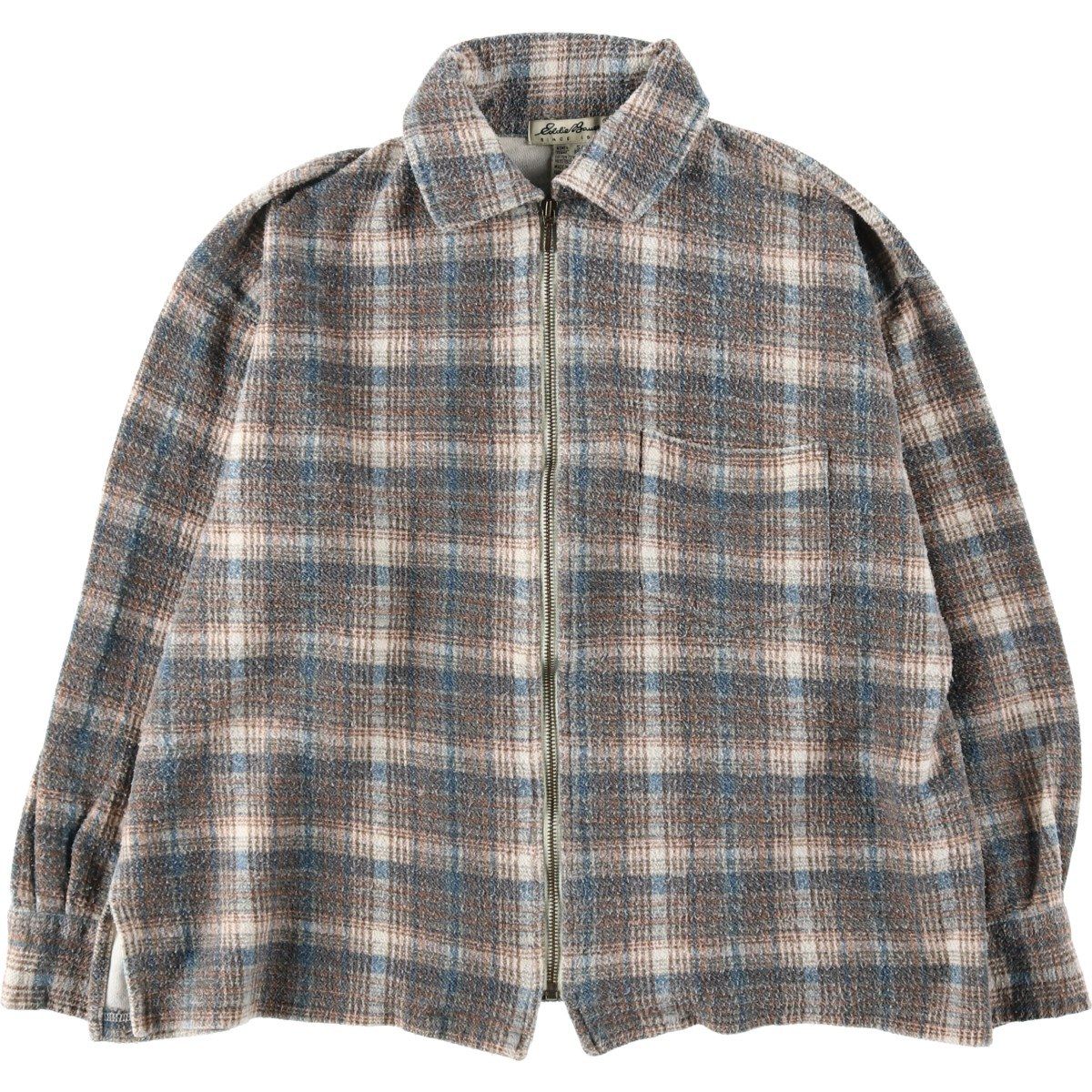 古着 エディーバウアー Eddie Bauer チェック柄 コットンジャケット レディースS相当/eaa620513