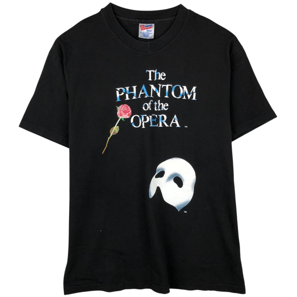 古着 90年代 ヘインズ Hanes HEAVYWEIGHT The Phantom of the Opera オペラ座の怪人 プリントTシャツ USA製 メンズL相当/eaa621905