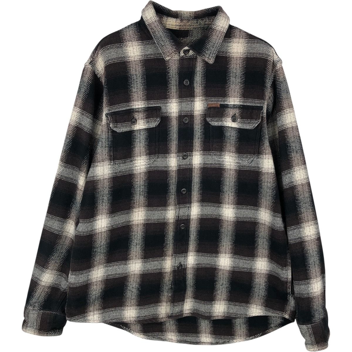 古着 オービス ORVIS 長袖 ヘビーネルチェックシャツ メンズM相当/eaa647209