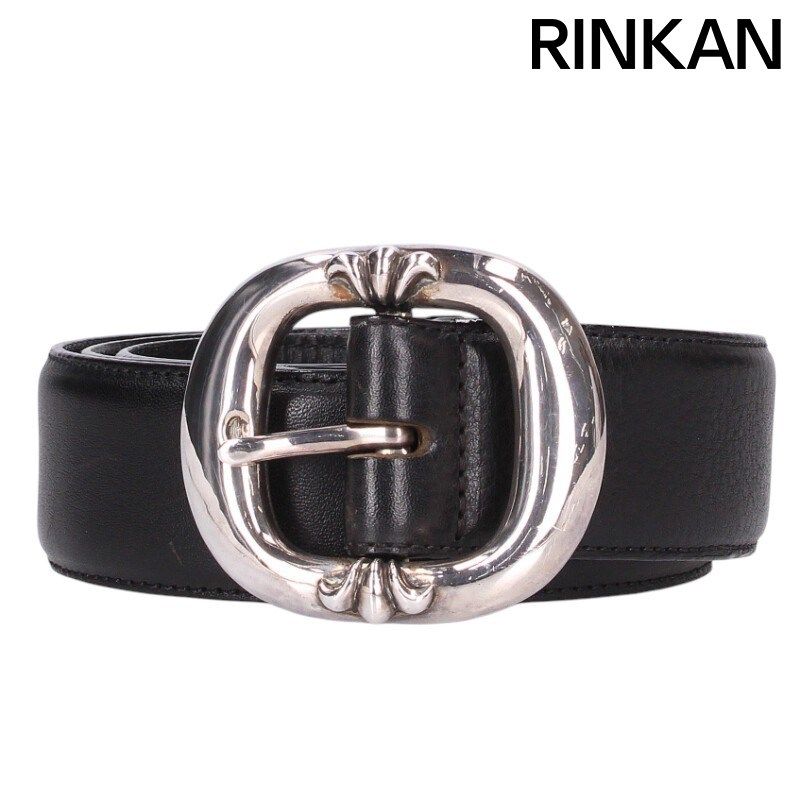 クロムハーツ 1.5 STRAP/1.5inchスクロールレーベルリベッツ レザー