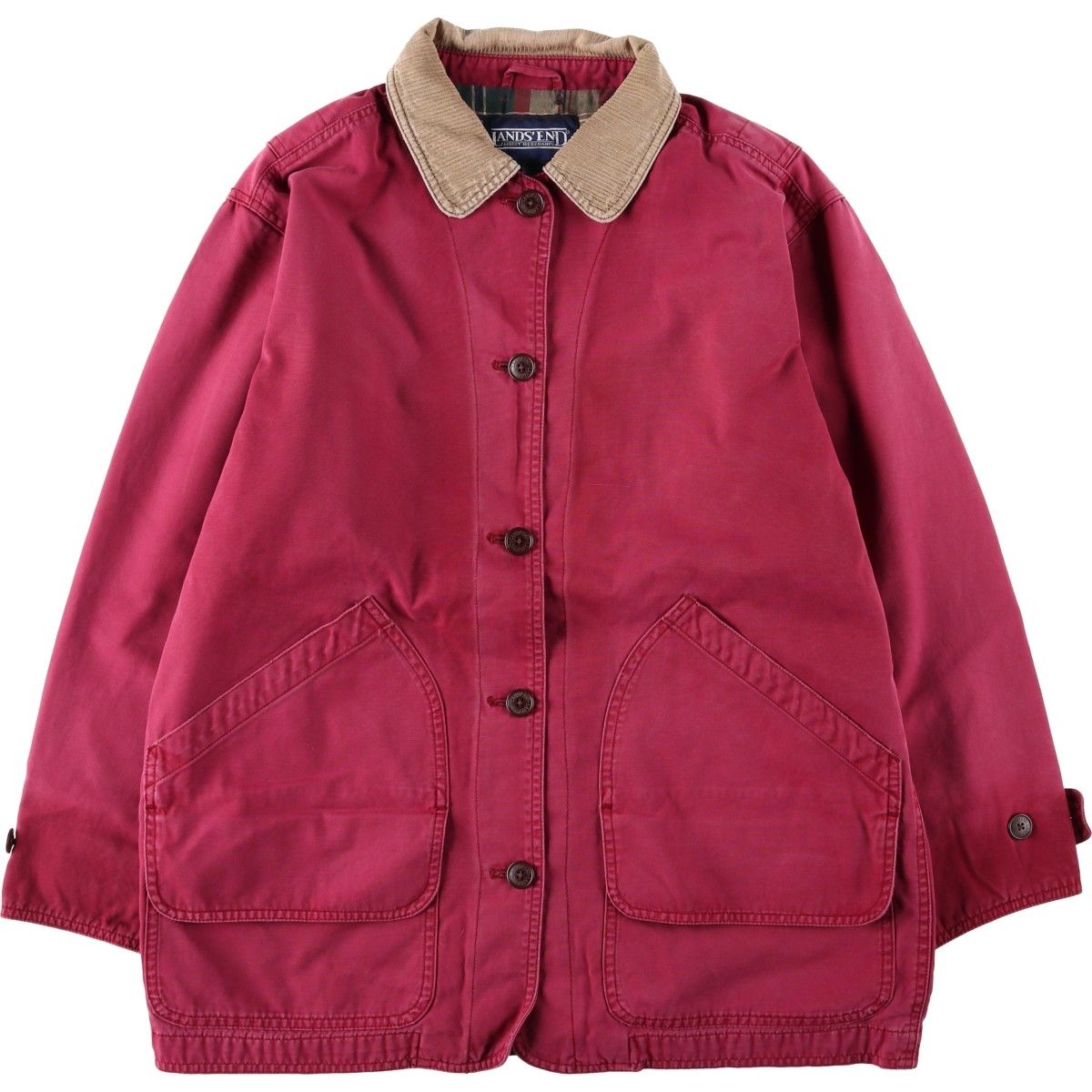 古着 80~90年代 ランズエンド LANDS' END ハンティングジャケット レディースM相当 ヴィンテージ/eaa620509 8,932円