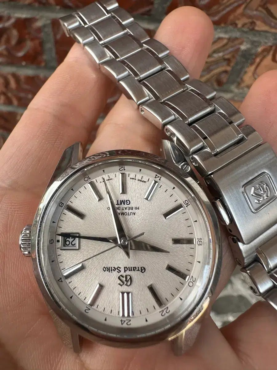 GRANDSEIKO グランド セイコー GS配送(※メルカリshop取引では対象外) ハイビート GMT 自動巻き 腕時計 シルバー