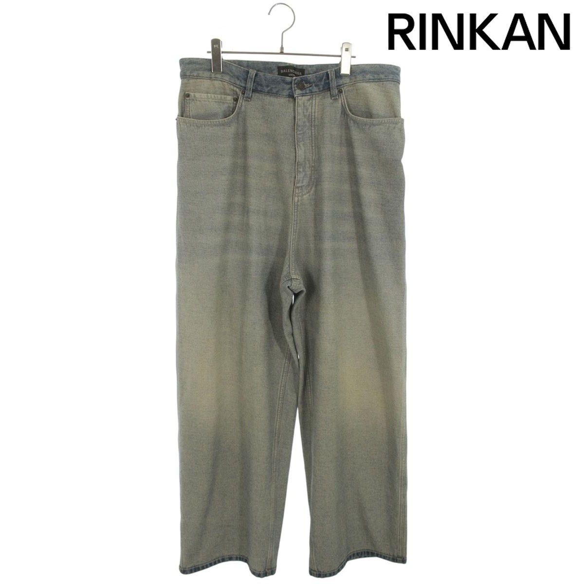 バレンシアガ 24SS 773758 TDW15 インサイドアウトバギーデニムパンツ メンズ S
