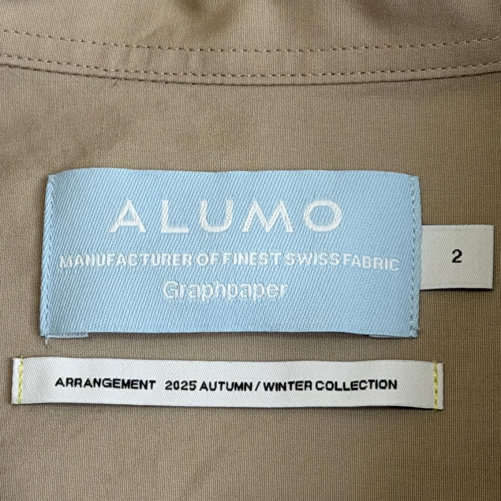 参考上代41800円 未使用 Graphpaper × ALUMO Oversized Band Collar 