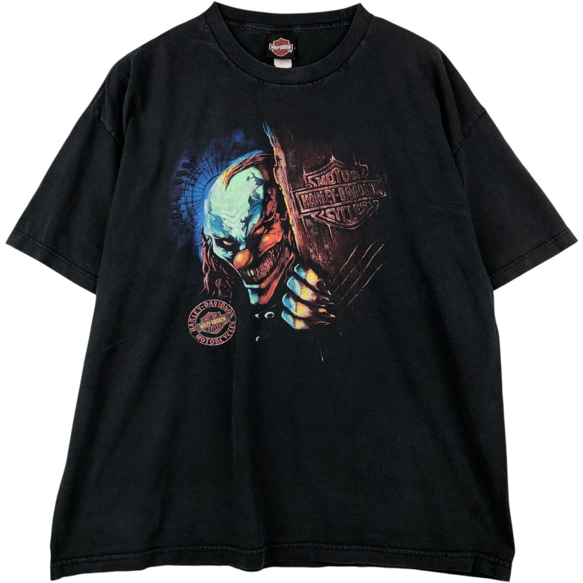 古着 ハーレーダビッドソン Harley-Davidson ドクロ柄 スカル柄 モーターサイクル バイクTシャツ メンズXXL相当/eaa621014