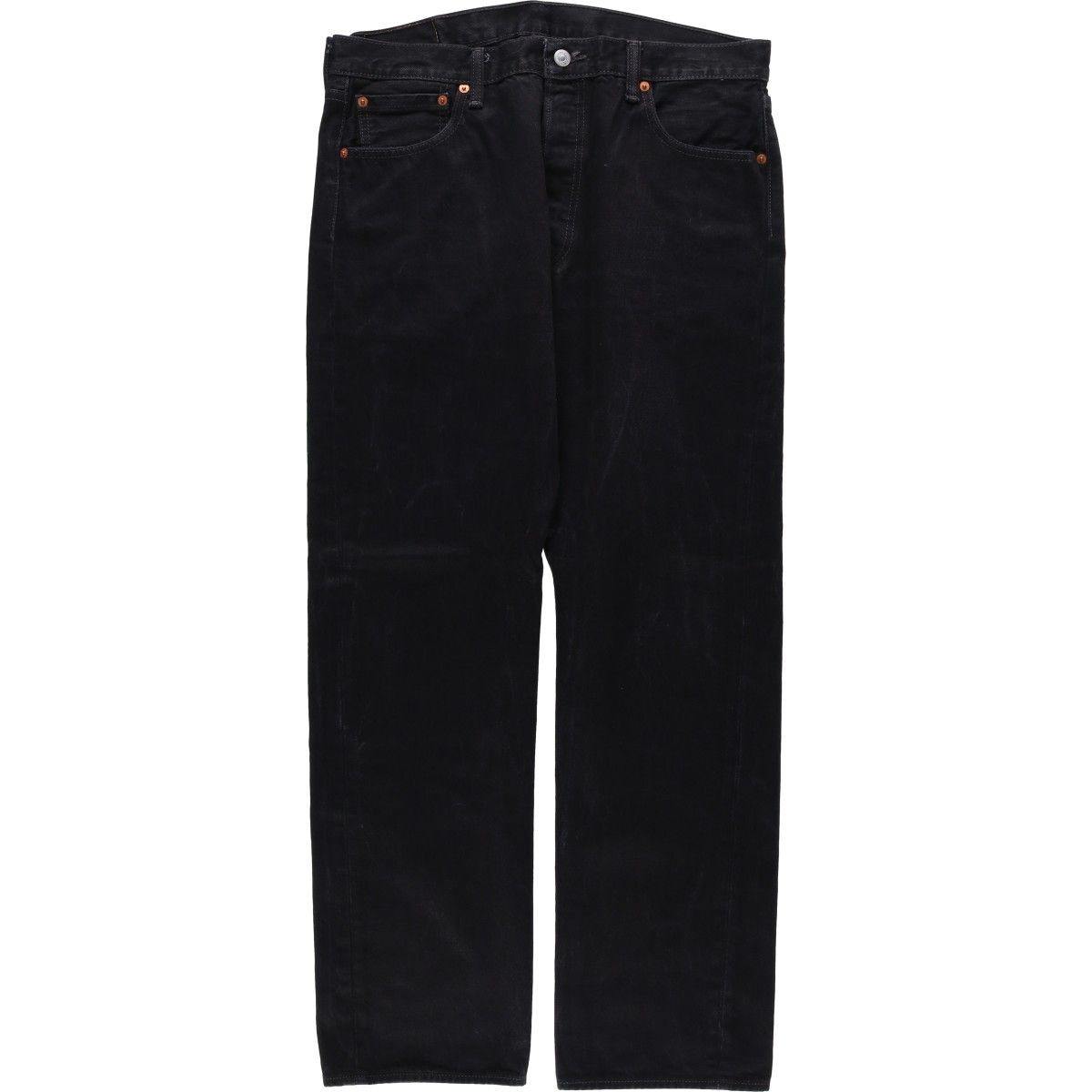 古着 リーバイス Levi's 501 ブラックデニム ストレートデニムパンツ メンズw35相当/eaa622452