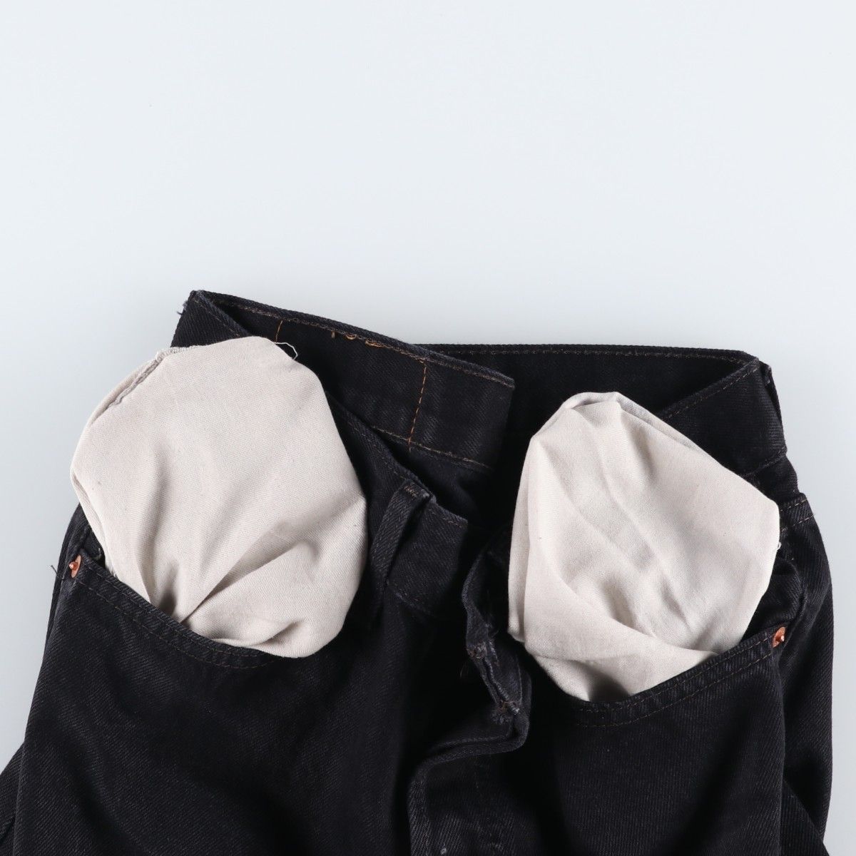 メンズ 古着 リーバイス Levi's 501 ブラックデニム ストレートデニム