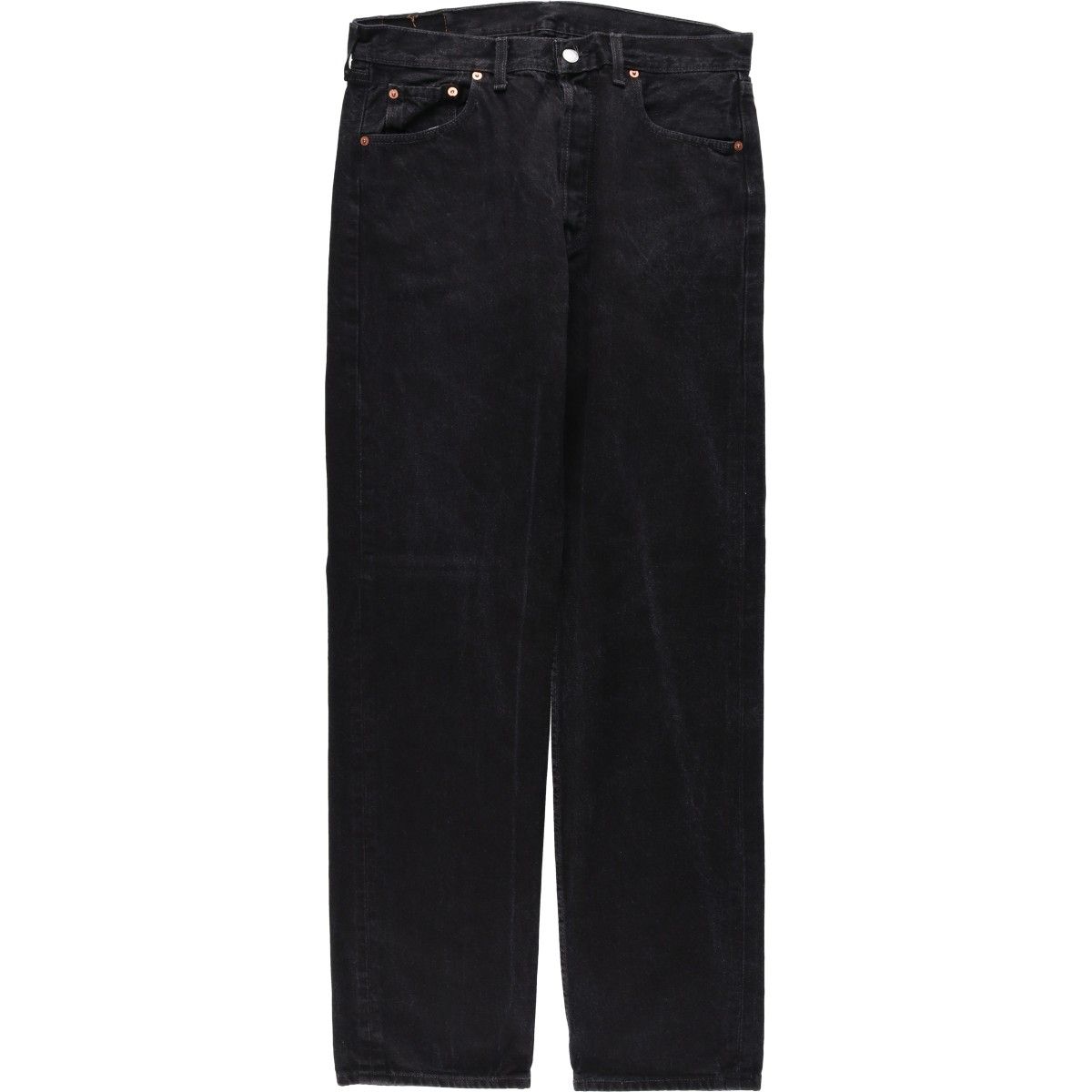 古着 90年代 リーバイス Levi's 501 ユーロモデル ブラックデニム ストレートデニムパンツ 英国製 メンズw33相当 ヴィンテージ/eaa622466