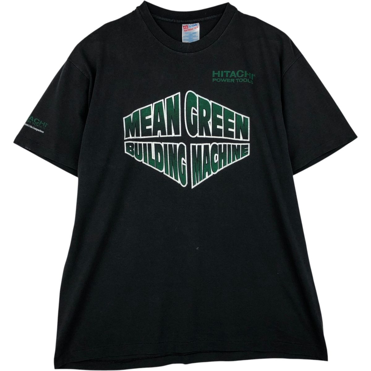 古着 90年代~ ヘインズ Hanes HEAVYWEIGHT 50/50 HITACHI 日立 POWER TOOLS アドバタイジングTシャツ メンズXL相当/eaa623354