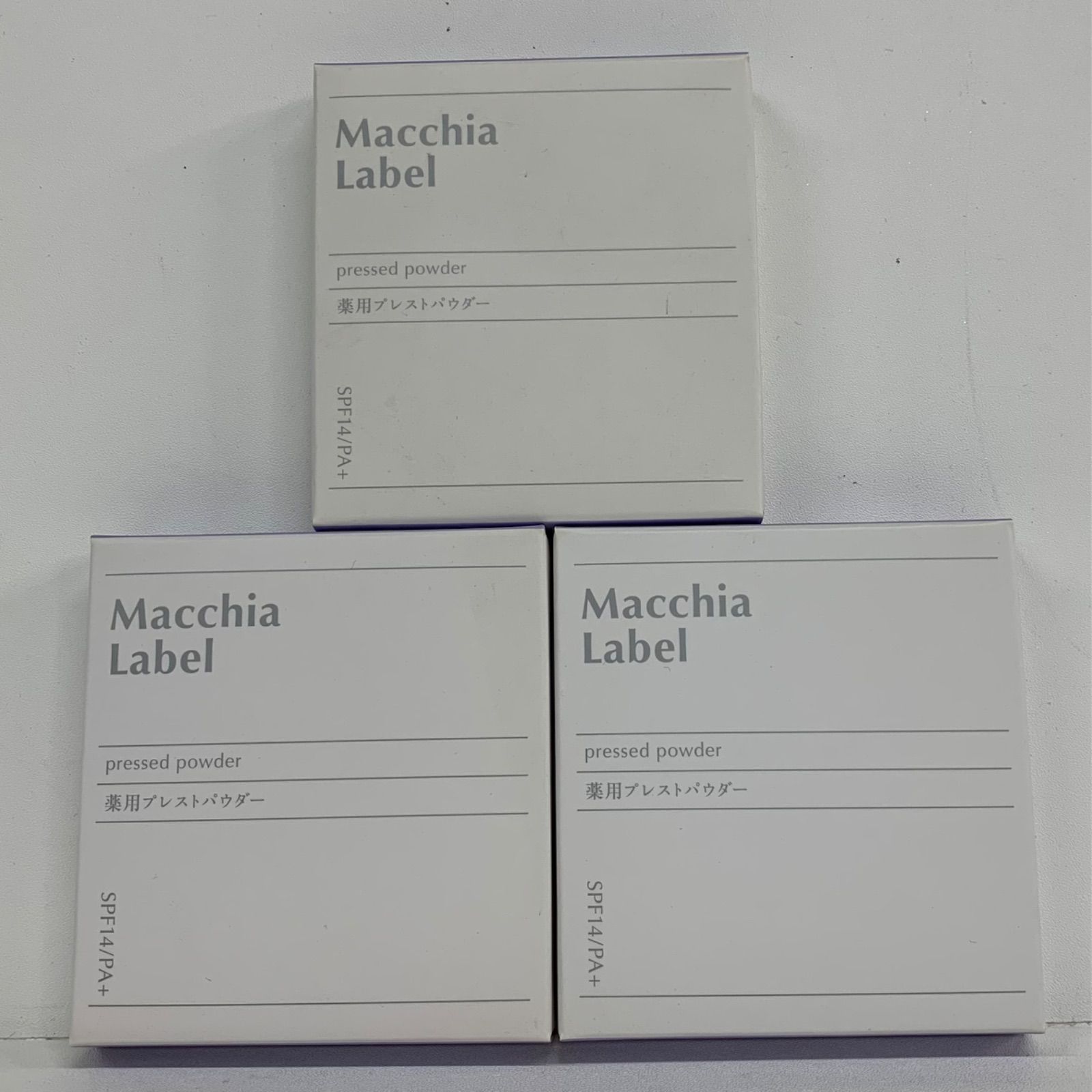 H2026 K Macchia Label マキアレイベル 薬用プレストパウダー つめかえ用 12g 計3点セット