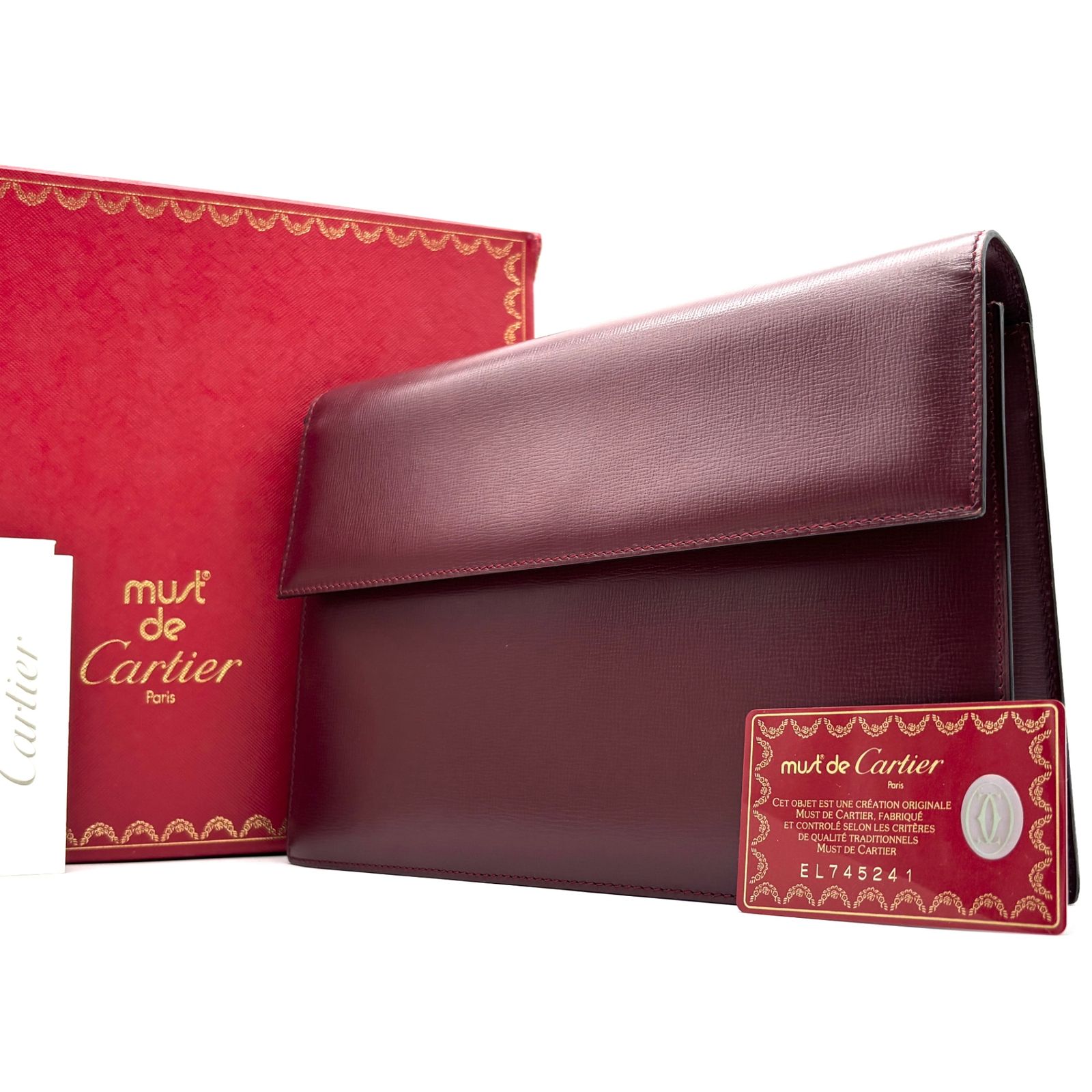 未使用に近い カルティエ Cartier マストライン クラッチバッグ