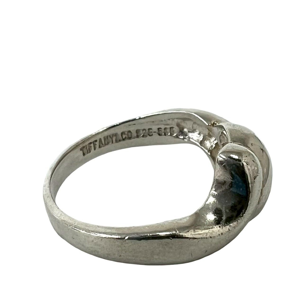 極 美品 TIFFANY&Co. ティファニー ツイストロープ リング シルバー925