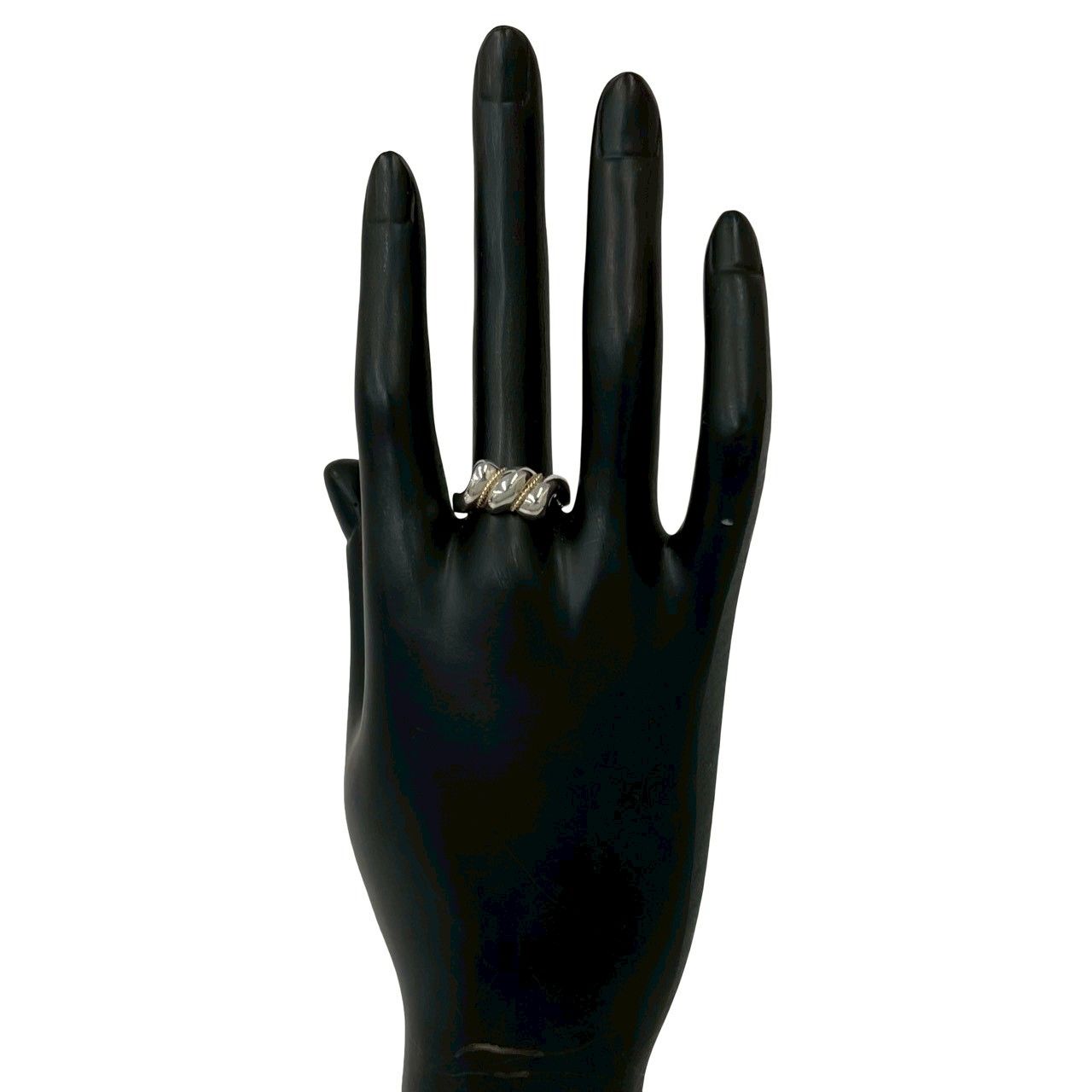 極 美品 TIFFANY&Co. ティファニー ツイストロープ リング シルバー925