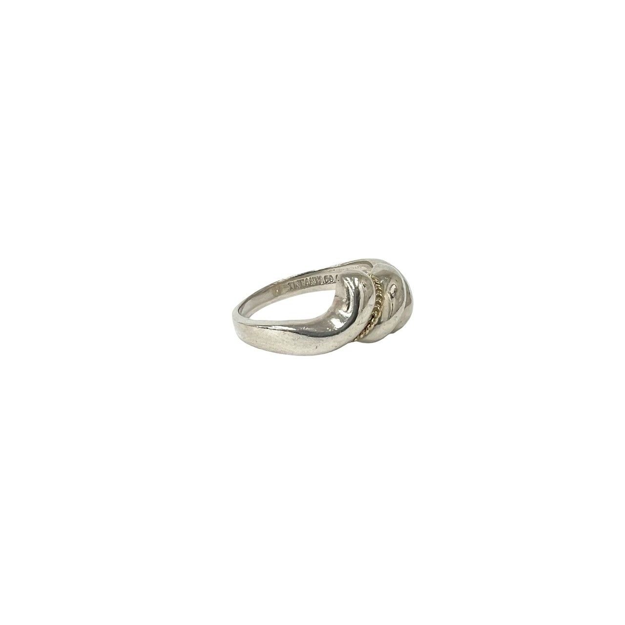 極 美品 TIFFANY&Co. ティファニー ツイストロープ リング シルバー925
