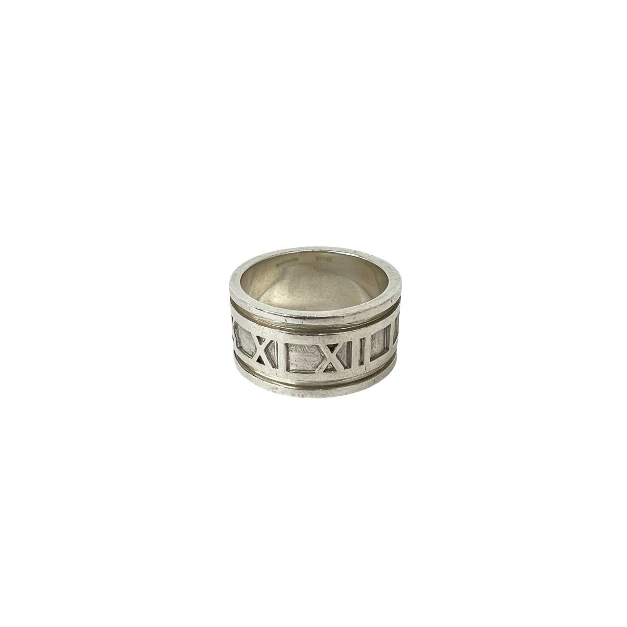 極 美品 TIFFANY&Co. ティファニー ワイドアトラス リング シルバー925