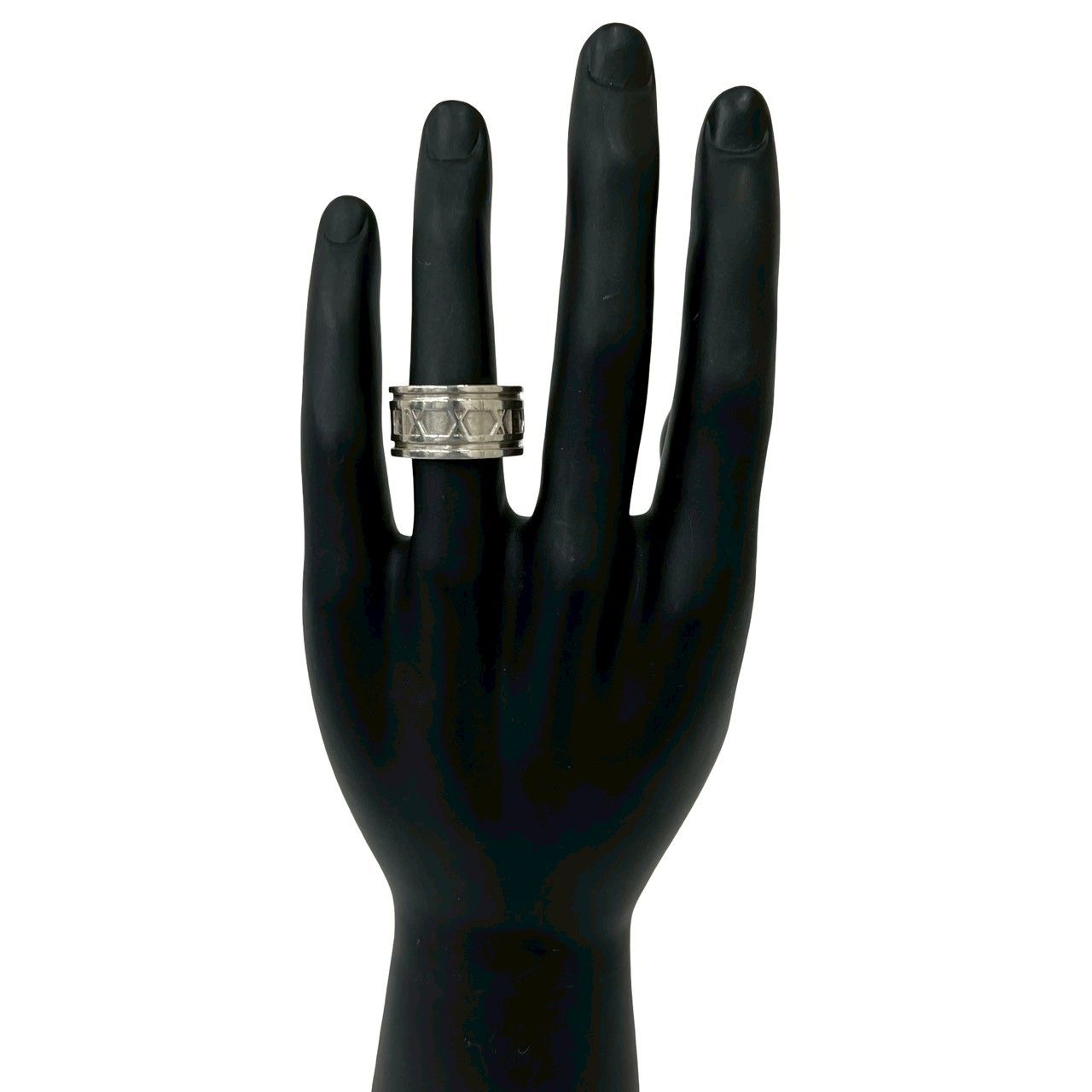 極 美品 TIFFANY&Co. ティファニー ワイドアトラス リング シルバー925