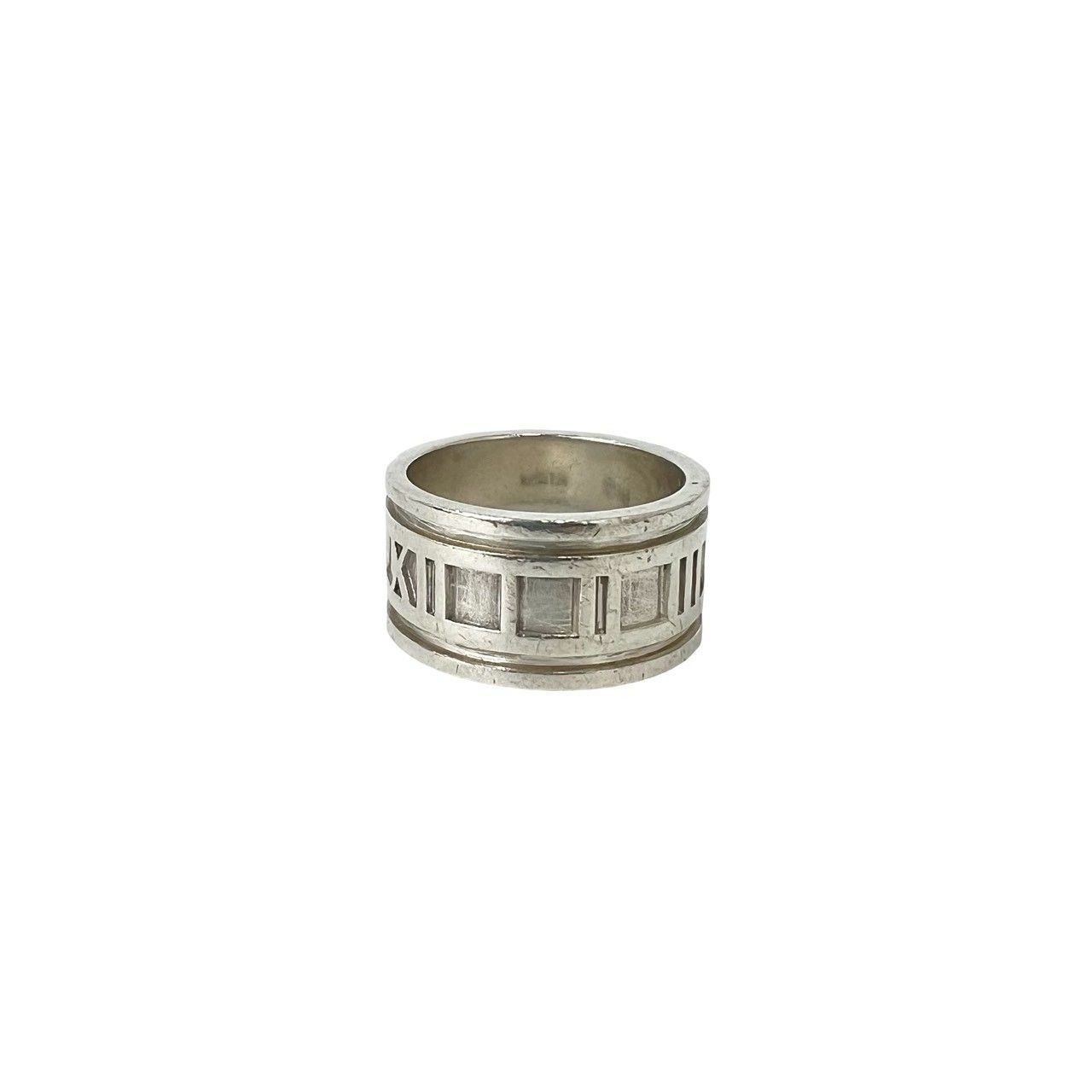 極 美品 TIFFANY&Co. ティファニー ワイドアトラス リング シルバー925