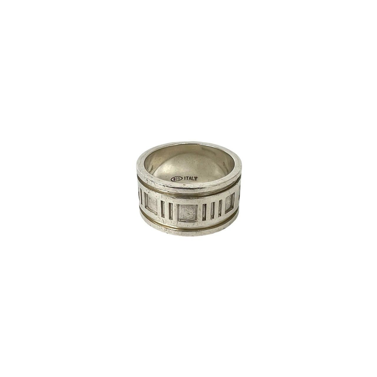 極 美品 TIFFANY&Co. ティファニー ワイドアトラス リング シルバー925 