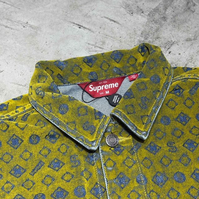 Supreme 24aw Flocked Denim Trucker Jacket Mサイズ シュプリーム