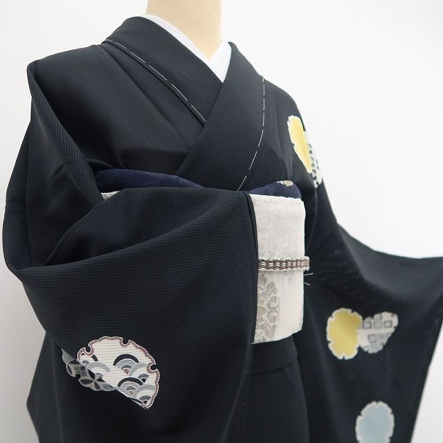 【新品・夏訪問着】絽 白木周生 白木染匠 お仕立て上がり品 夏着物 仕付け糸付 トールサイズ tomihisa“古典モダンに染め出づる華”8765