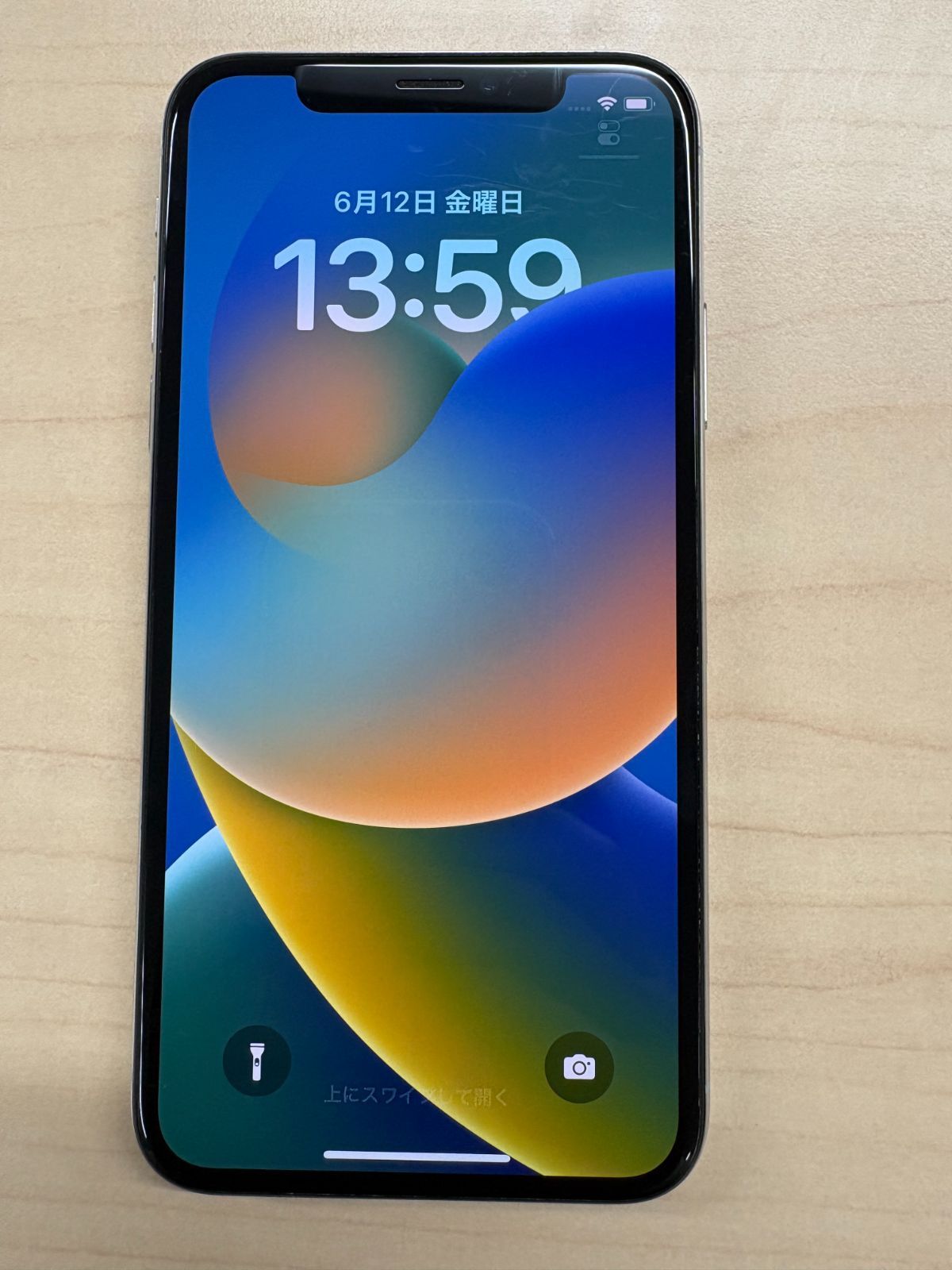 iPhone X 256GB シルバー SIMフリー 91% - メルカリ