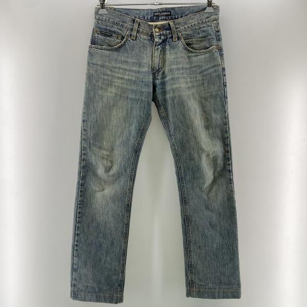 【中古】00s DOLCE&GABBANA 02AW テーパードデニムパンツ ライトインディゴ 44 ドルチェ＆ガッバーナ[24]