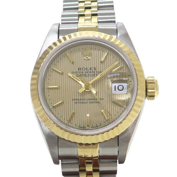 ロレックス デイトジャスト タペストリー 26mm 69173 レディース 腕時計【Aランク】【中古】