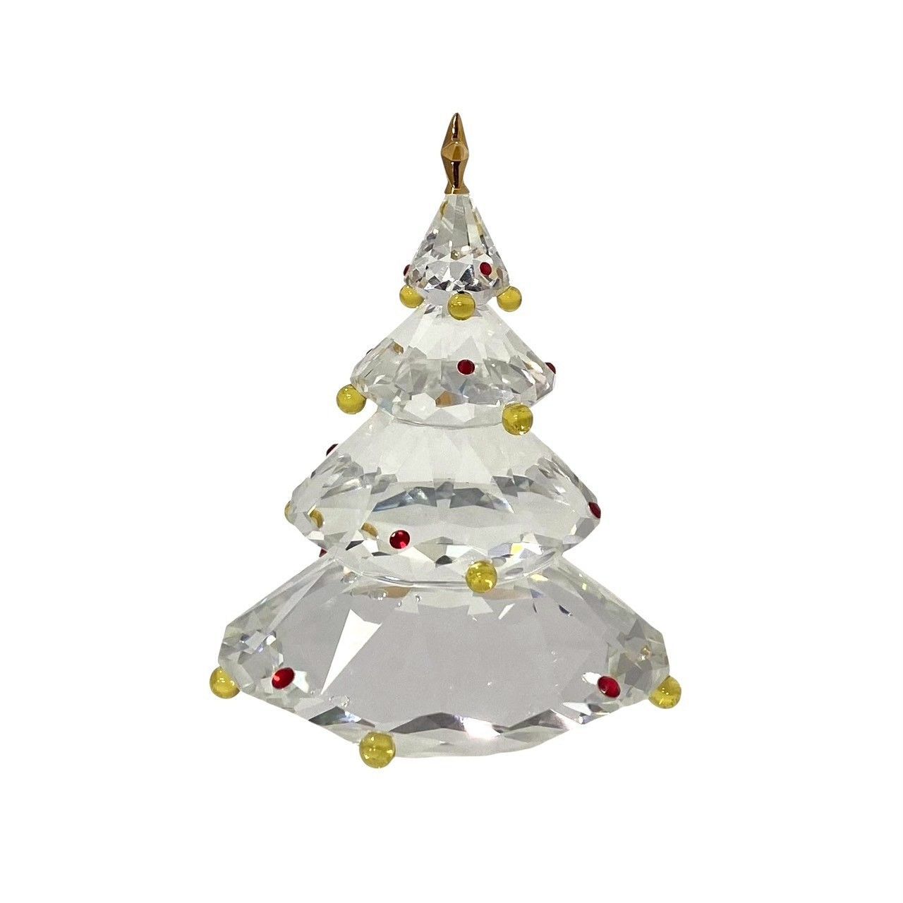 Y【SWAROVSKI】クリスマスツリー クリスタル 266945 ゴールド/金カラー