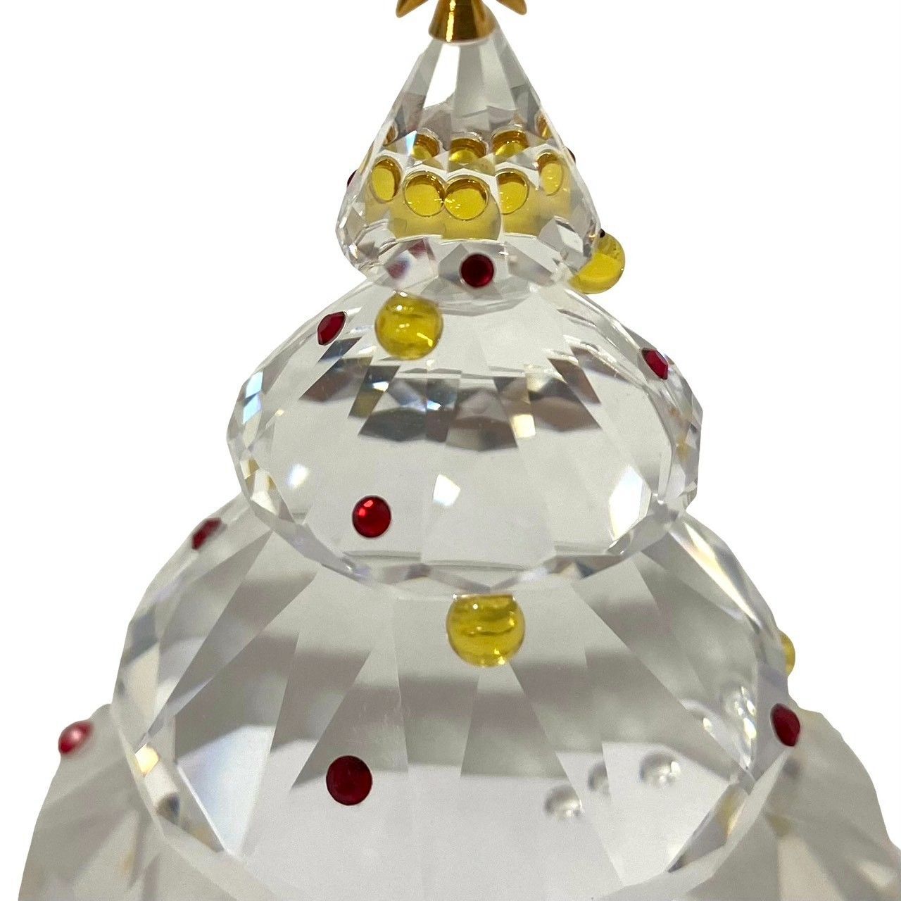 Y【SWAROVSKI】クリスマスツリー クリスタル 266945 ゴールド/金カラー