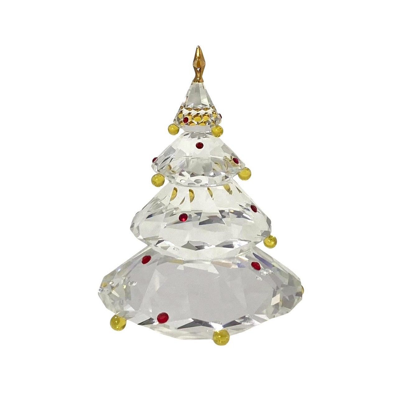 Y【SWAROVSKI】クリスマスツリー クリスタル 266945 ゴールド/金カラー