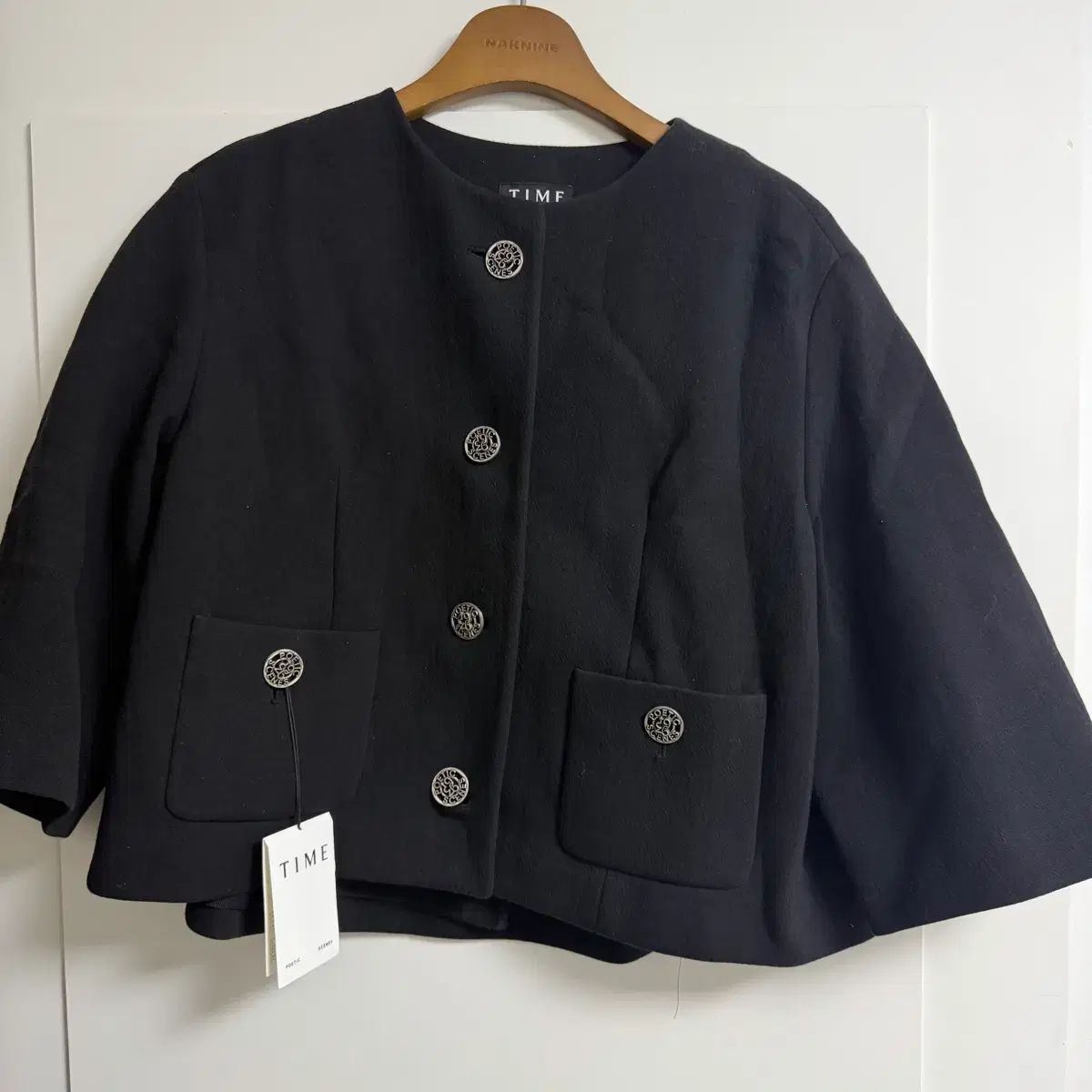 67万) TIME ポロ ファブリック ジャケット 55 サイズ 新品