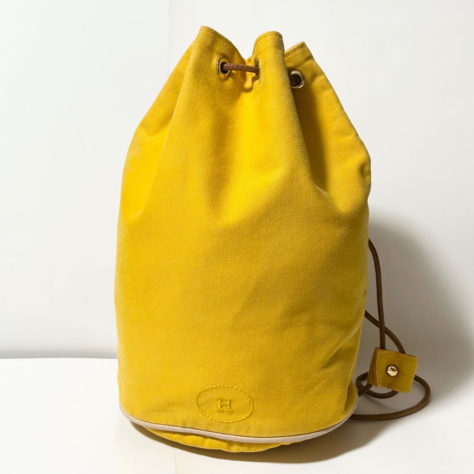 HERMES エルメス ポロションミルル GM ショルダーバッグ リュック バックパック イエロー レディース メンズ B0672160C