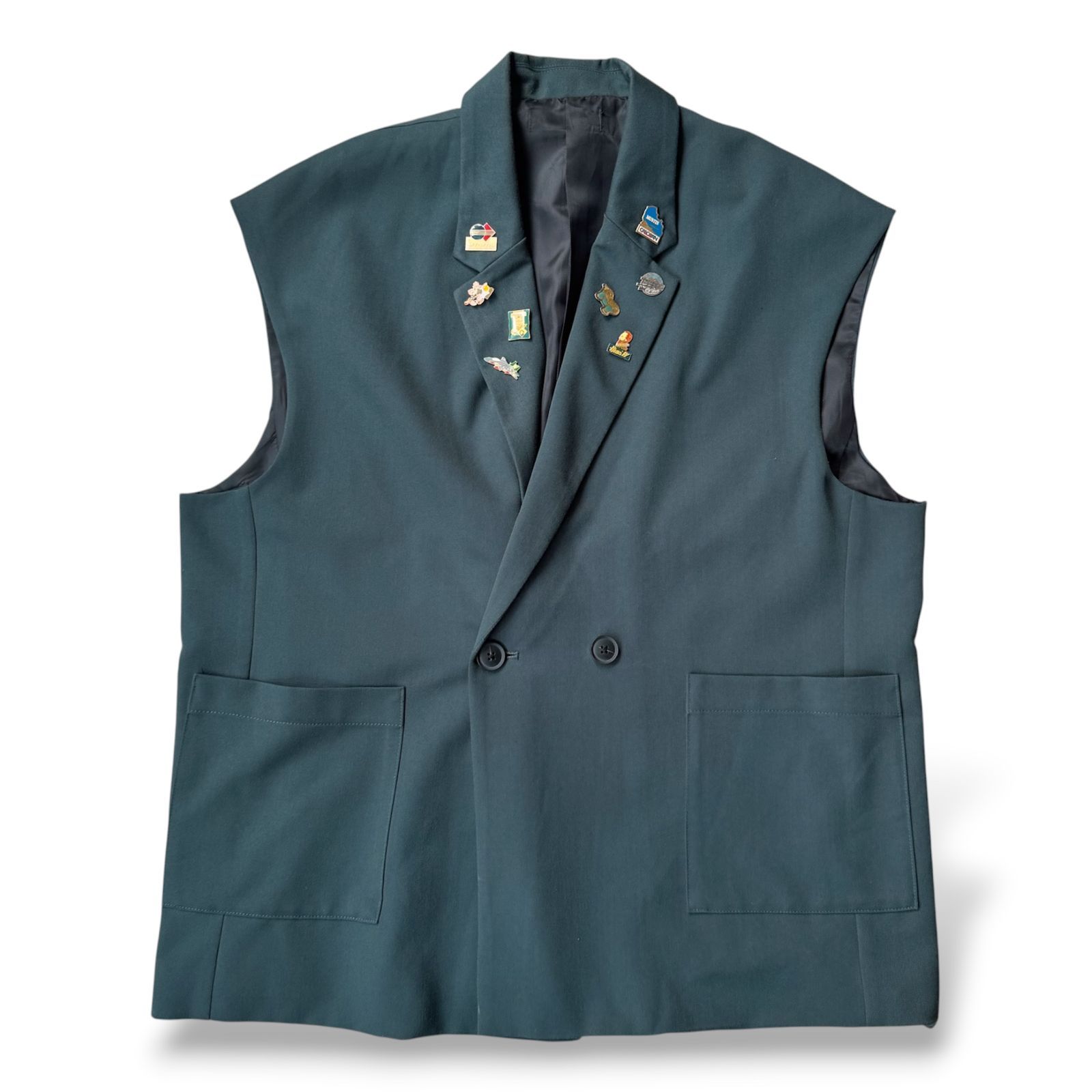 VINTAGE PINS CUSTOM DOUBLE BREASTED VEST / ヴィンテージ ピンズ カスタム ダブル ブレスト ベスト