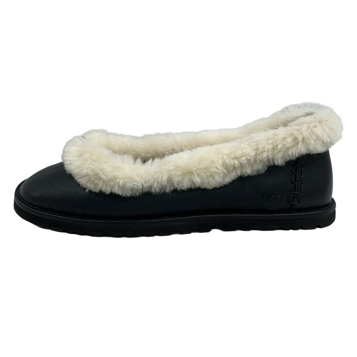UGG(アグ) フラットシューズ 23 レディース ゾラ レザー バレエ フラット 1178450 ベージュ レザー