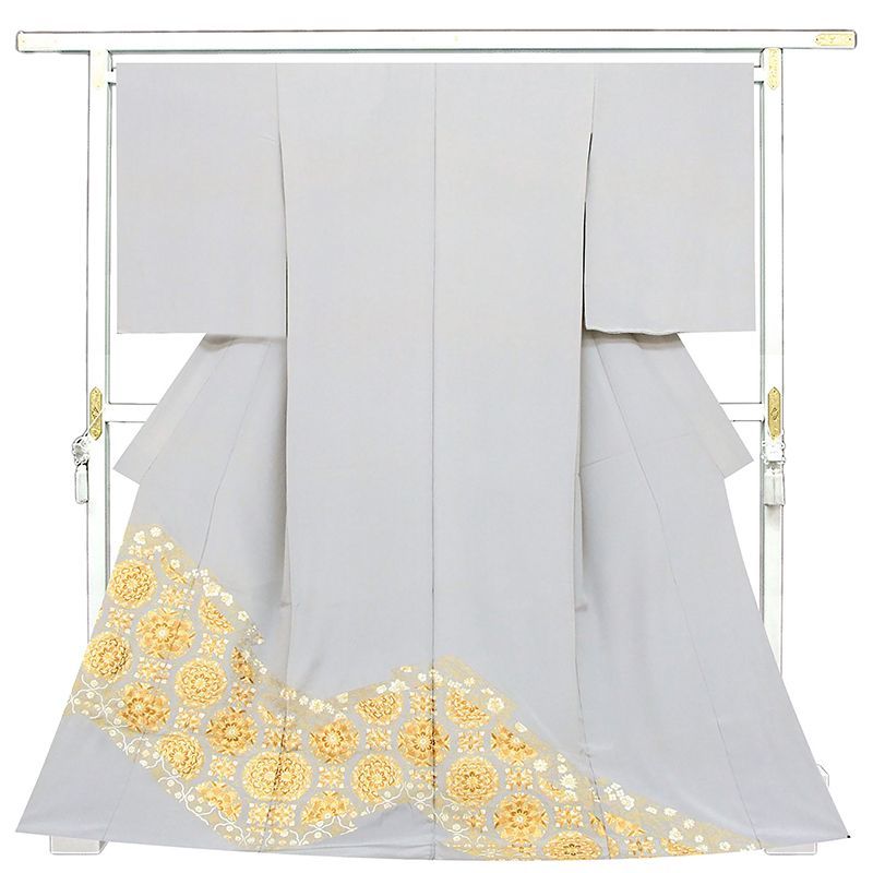 ※記念感謝祭【仕立無料】☆最高級総手刺繍工芸美術☆ロイヤル華文特撰色留袖（10012780）