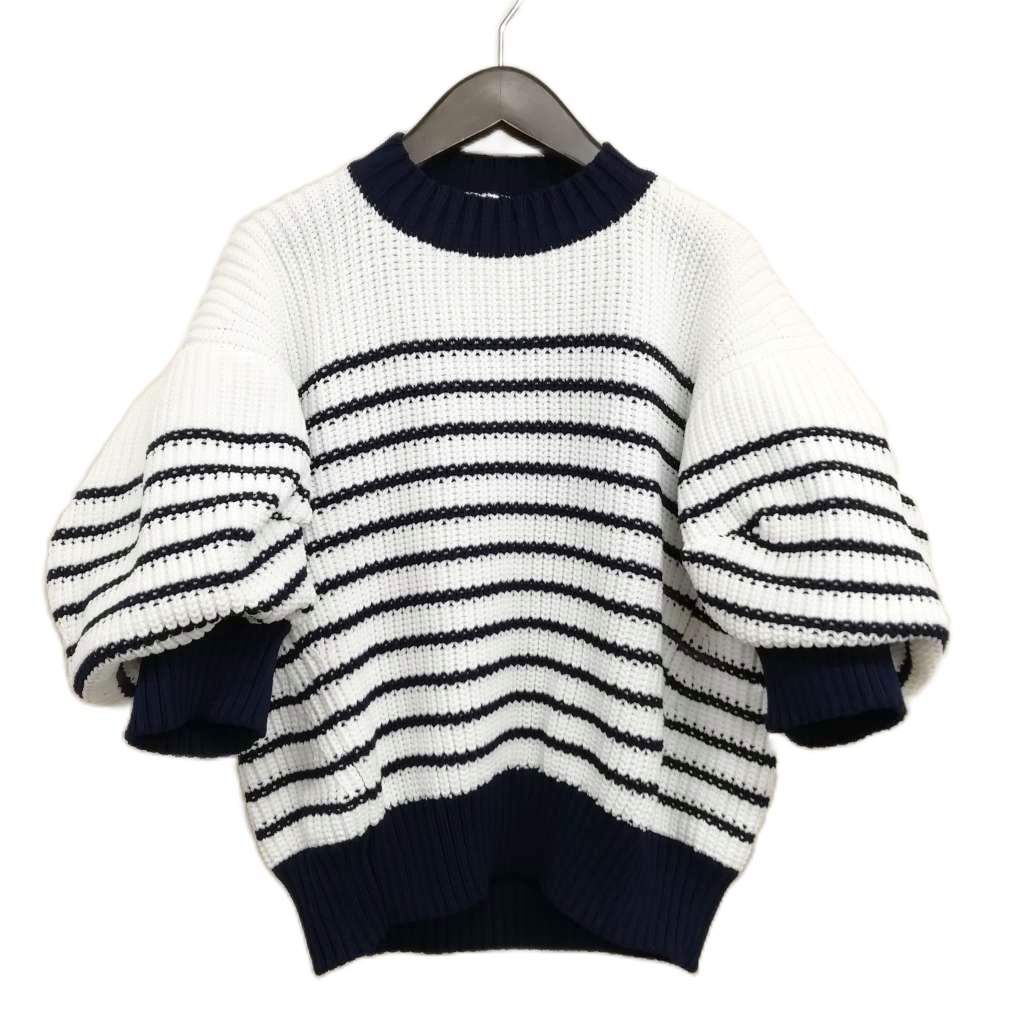 サカイ sacai 23-06491 Oversized Striped Sweate オーバーサイズ