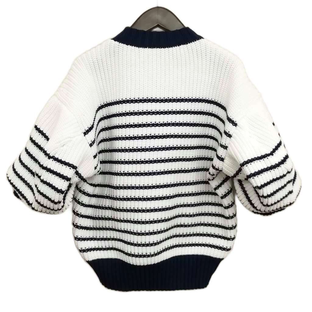 サカイ sacai 23-06491 Oversized Striped Sweate オーバーサイズ