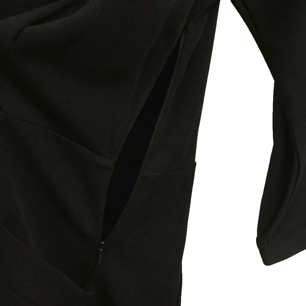 ジルサンダー JIL SANDER NAVY ジャージー ロング ワンピース ビジュー