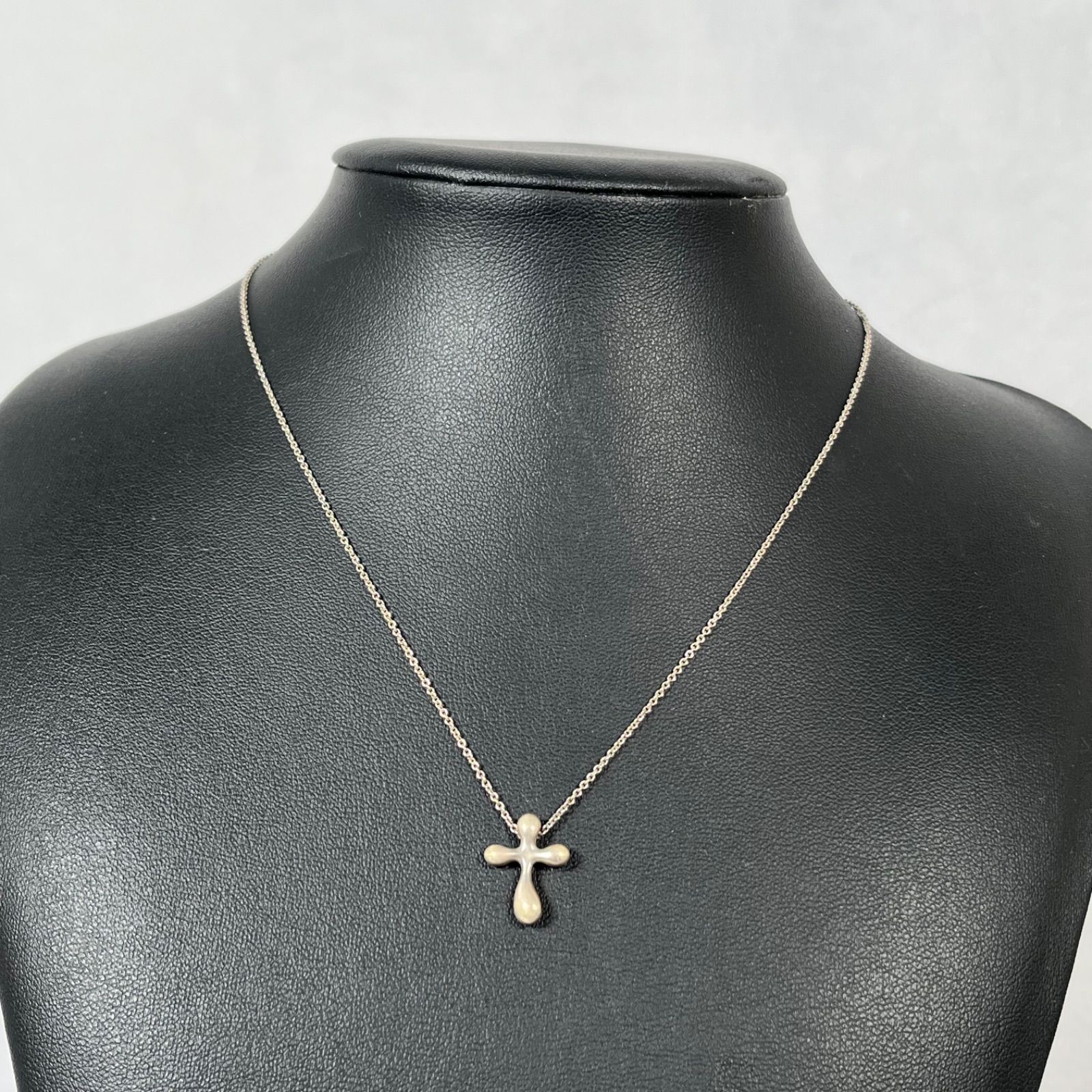 【管2605-356】TIFFANY&Co. ネックレス エルサ・ペレッティ クロス 中古 アクセサリー