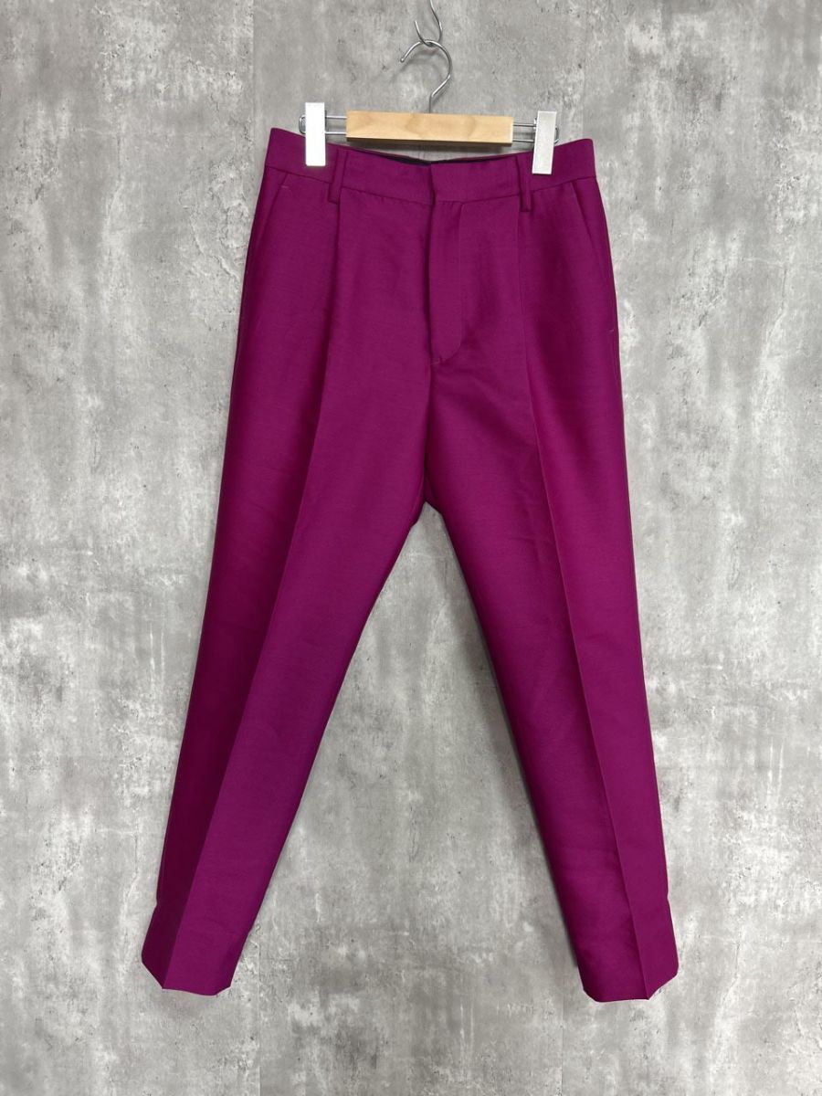 robelite & CO. ローベリイテアンドシーオー ウール 絹 スラックス パンツ size38/紫 ◆■◎レディース