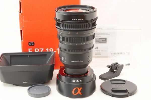 ☆極上美品☆ Sony ソニー E PZ 18-110mm F4 G OSS SELP18110G 元箱 付属品 ♯26052310