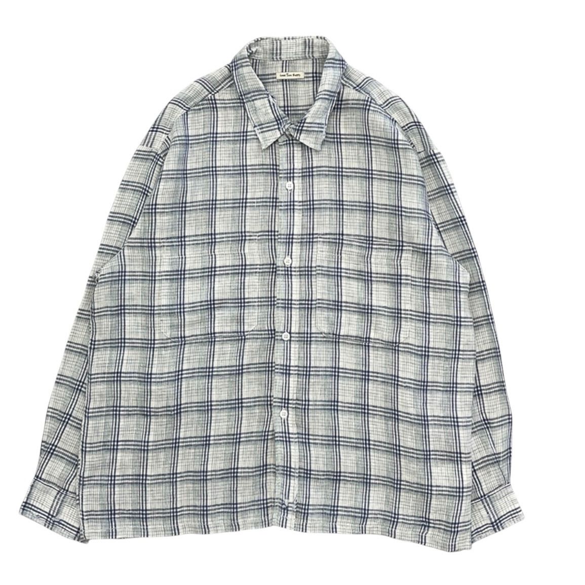 LOST TOWN SUPPLY DISTRESSED CHECK SHIRT