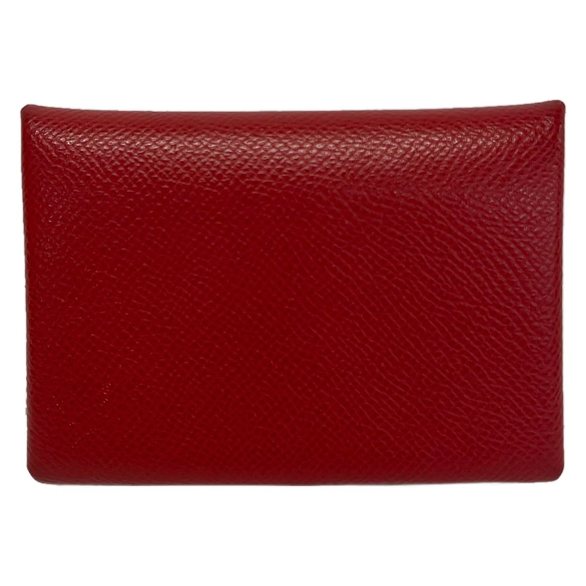 HERMES(エルメス) コインケース美品 カルヴィデュオ レッド