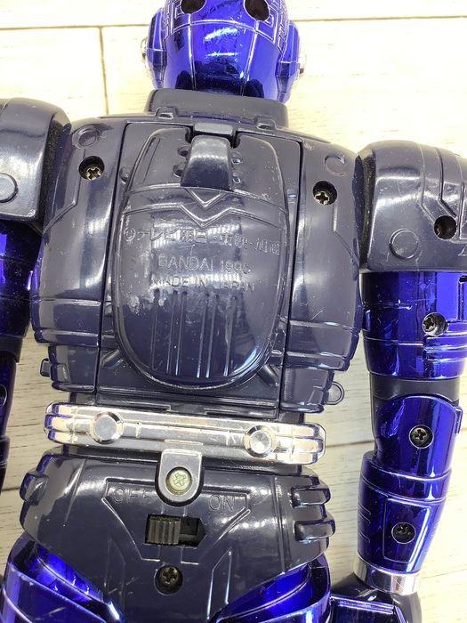 U9 BANDAI 1995年 重甲ビーファイター DXブルービート 当時物 直径約31