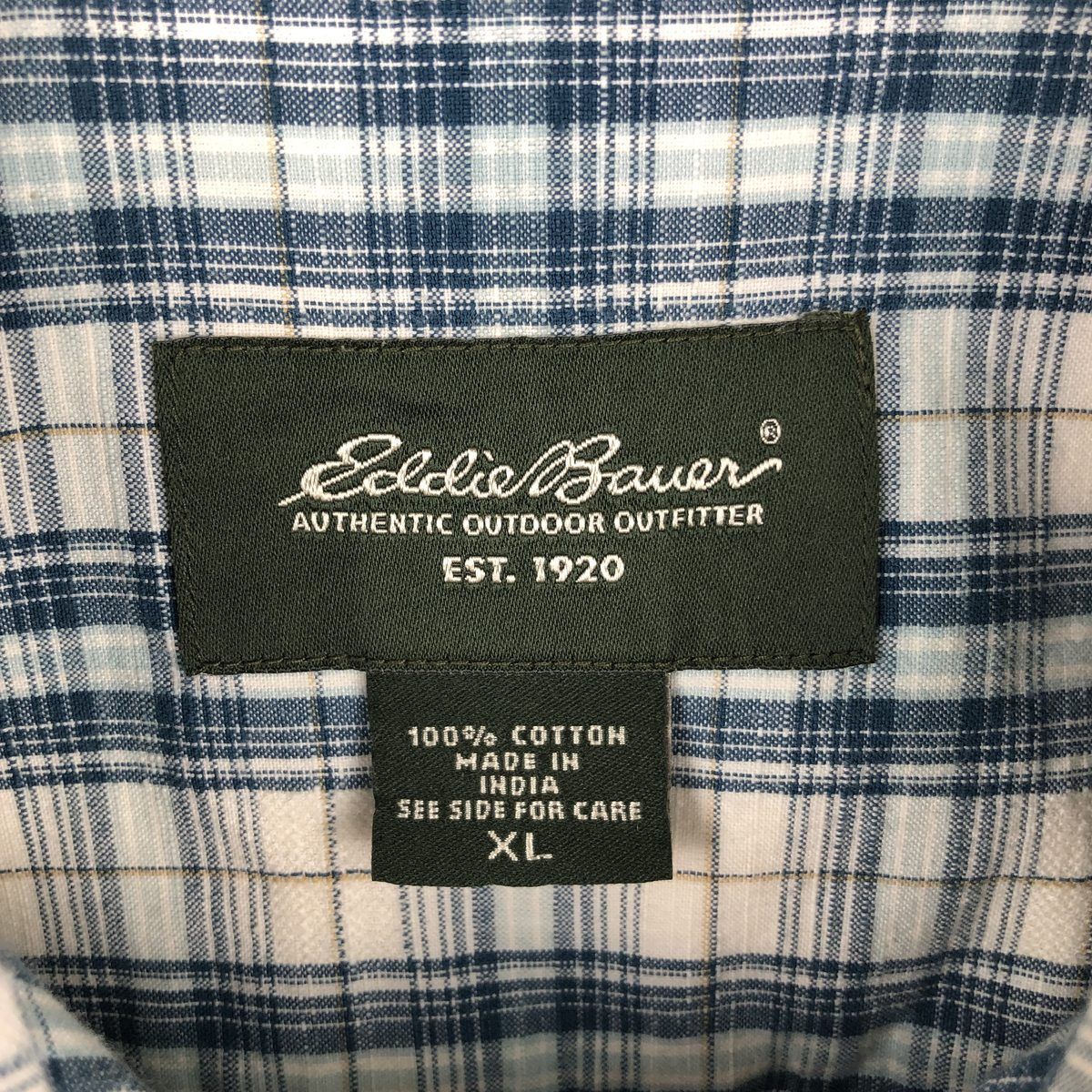 古着 80~90年代 エディーバウアー Eddie Bauer 半袖 コットン チェックシャツ ボックスシャツ メンズXL相当ヴィンテージ/rab182149 古着 80~90年代 エディーバウアー Eddie Bauer 半袖 コットン チェックシャツ ボックスシャツ メンズXL相当ヴィンテージ/rab182149