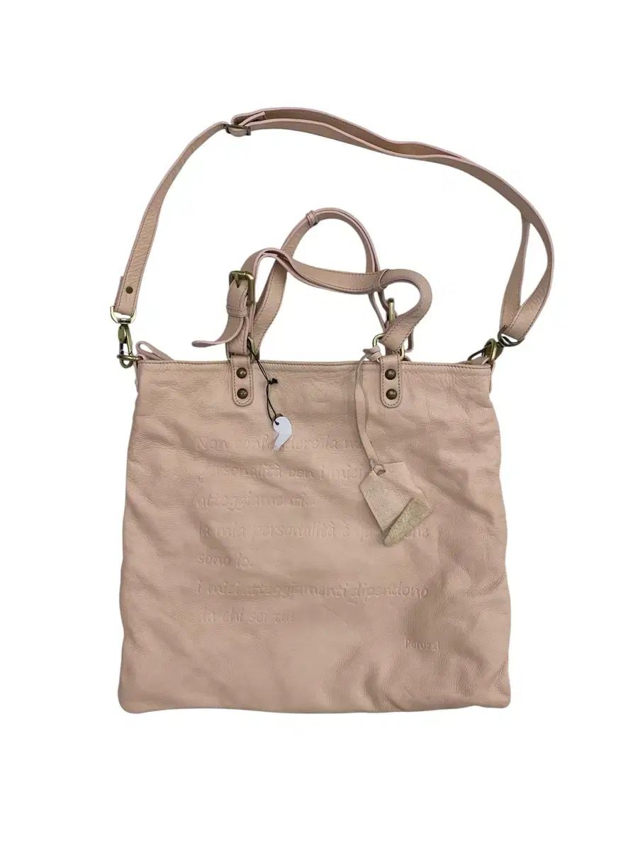 peruzzi ペルッチ いちごミルク味 レタリングバッグ 3way
