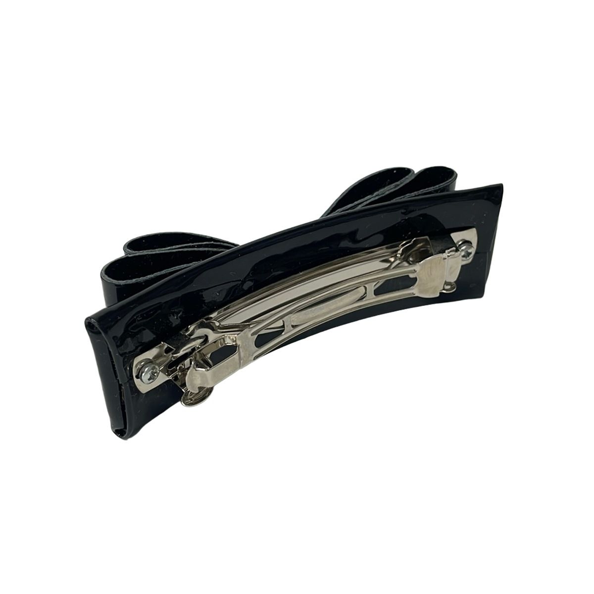 フェラガモ バレッタ レザー 黒 FERRAGAMO/SalvatoreFerragamo(サルバトーレフェラガモ) バレッタ美品