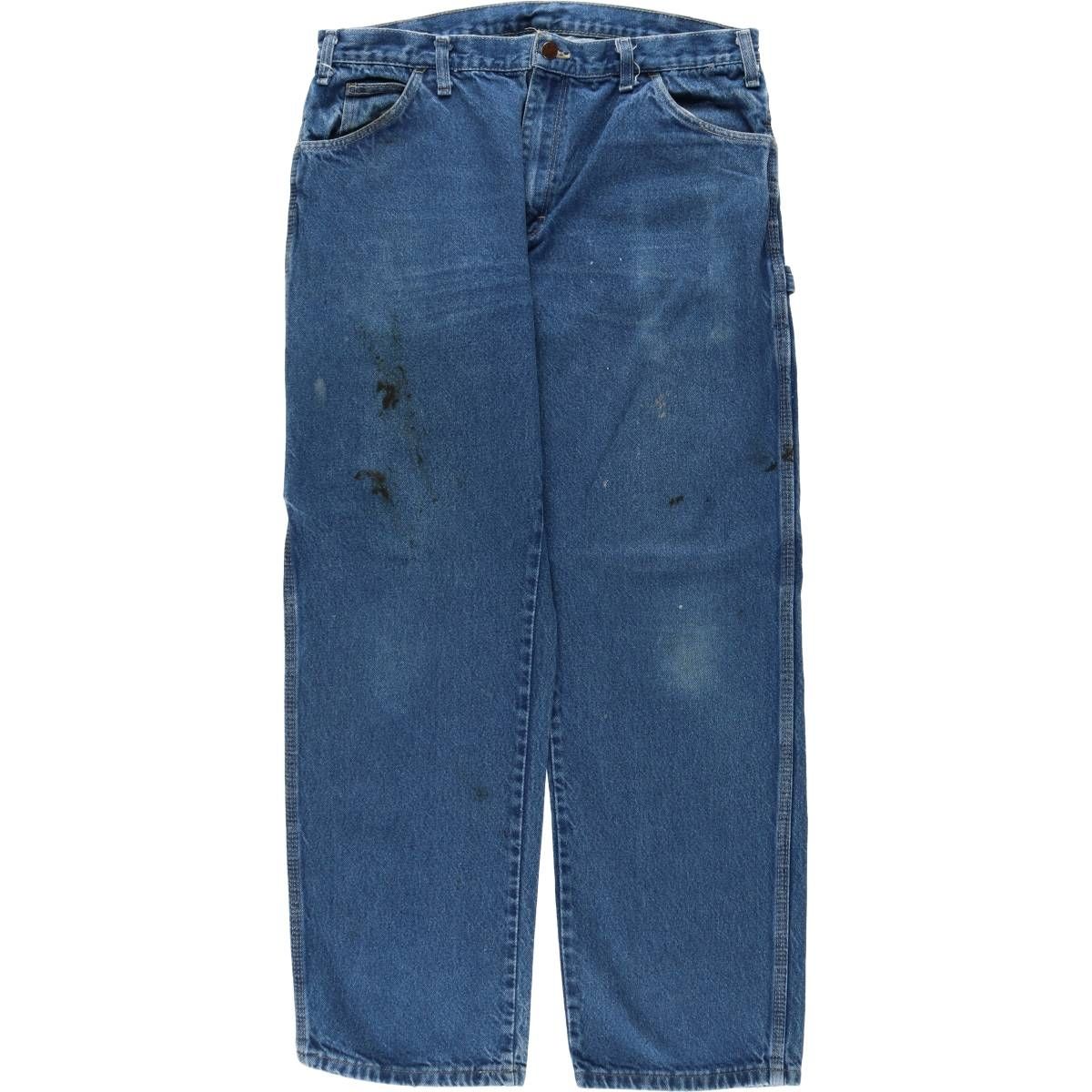 古着 ディッキーズ Dickies デニムペインターパンツ メンズw35相当/rab181065