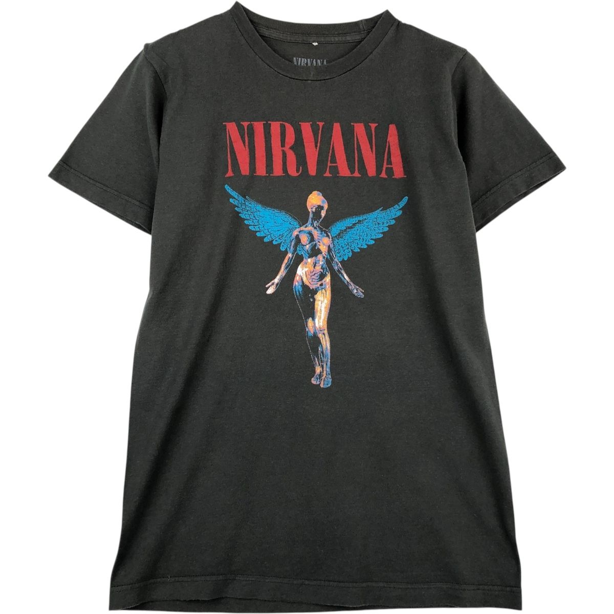 古着 NIRVANA ニルヴァーナ バンドTシャツ バンT メンズS相当/eaa647093