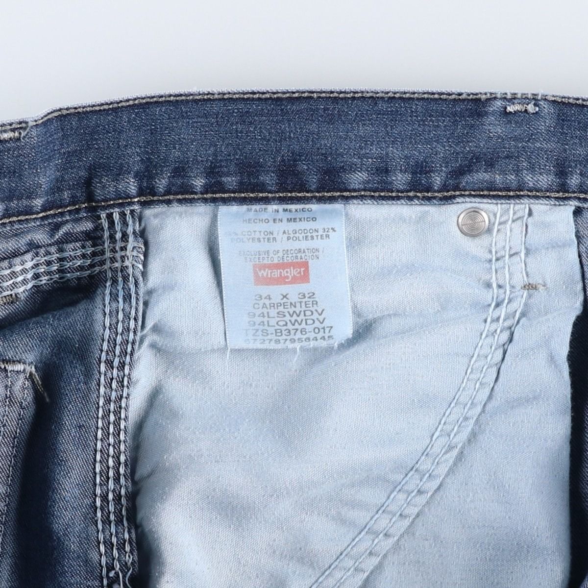 メンズ 古着 ラングラー Wrangler デニムペインターパンツ メンズw36